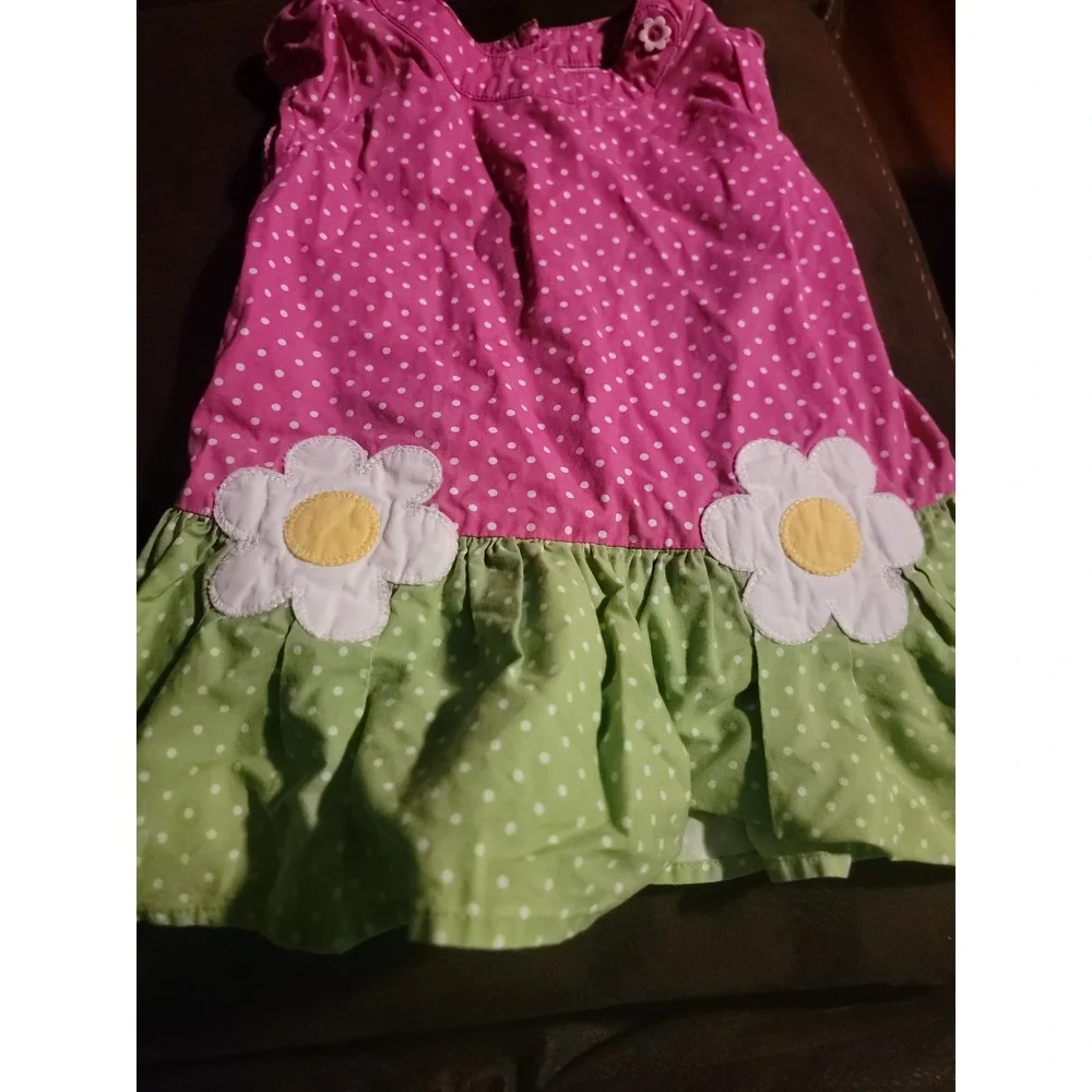 Gymboree showers of flowers pink dress‎ size 6 12 months